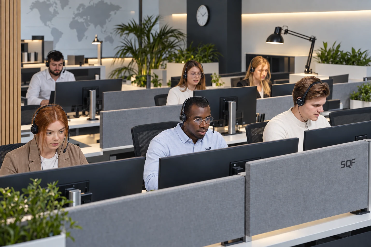 SQF global after-sales support team